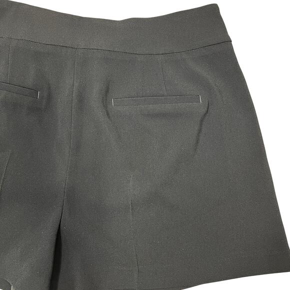 Express Stylist Super High-Rise Shorts Plus Sz 16 Black Pleated Dressy Goth NEW! - Picture 8 of 9